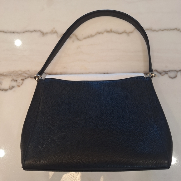 SOLD!!! NWOT Kate Spade Leila Med Snakeskin a Flap Shoulder Pebbled Leather Bag - Picture 2 of 9